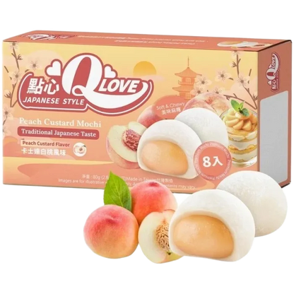 QLove Mini Mochi Perzikvla Premium 80G