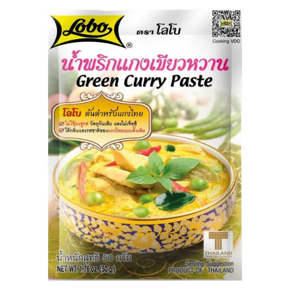 LOBO Groene Currypasta 50G