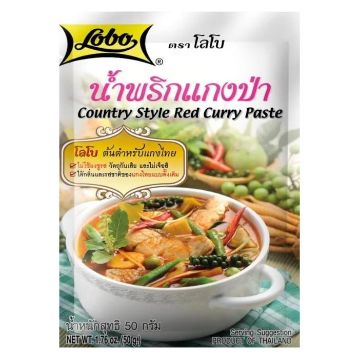 LOBO Country Style Rode Currypasta 50G