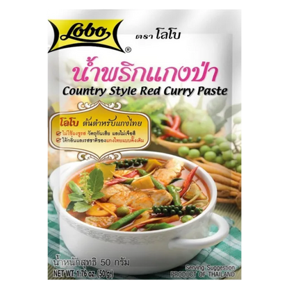 LOBO Country Style Rode Currypasta 50G