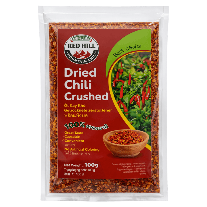 RED HILL Gedroogde Chili Gemalen 100g