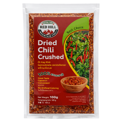 RED HILL Gedroogde Chili Gemalen 100g