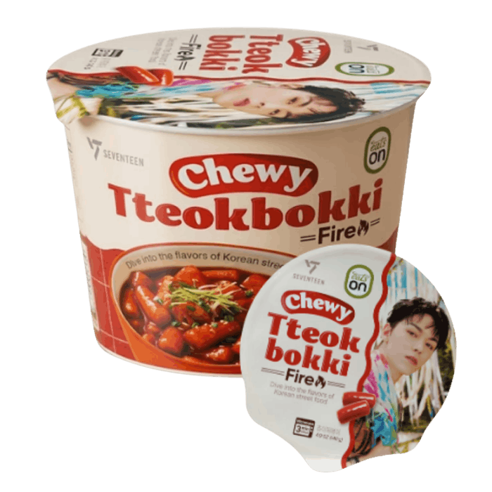 HY Eats On Seventeen Tteokbokki pittig 140g