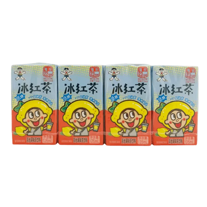 WANT WANT ijsthee gezoete zwarte thee 4x125ml