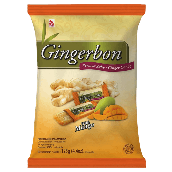 GINGERBON Ingwerbonbon Ingwer Mango 125g