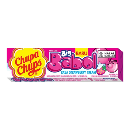 CHUPA CHUPS Strawberry Bubble Gum 20G