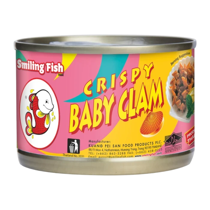 SMILLING Fish Crispy Baby Clam 30G