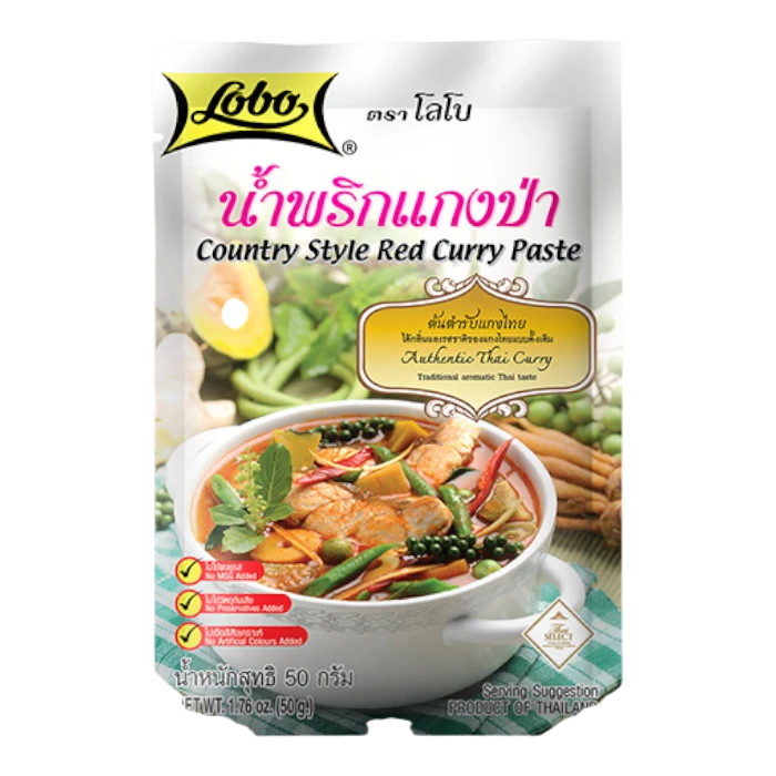 Lobo Country Stil Rote Currypaste 50g
