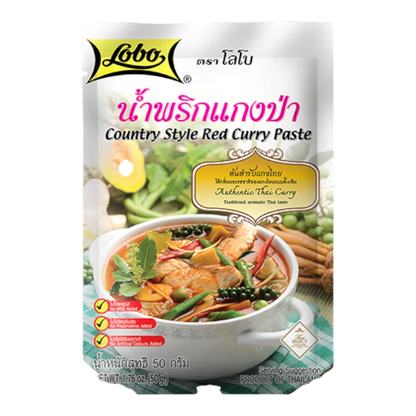 Lobo Country Stil Rote Currypaste 50g