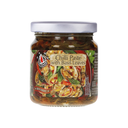 Flying Goose Chilipaste Mit Basilikumblätter 180g