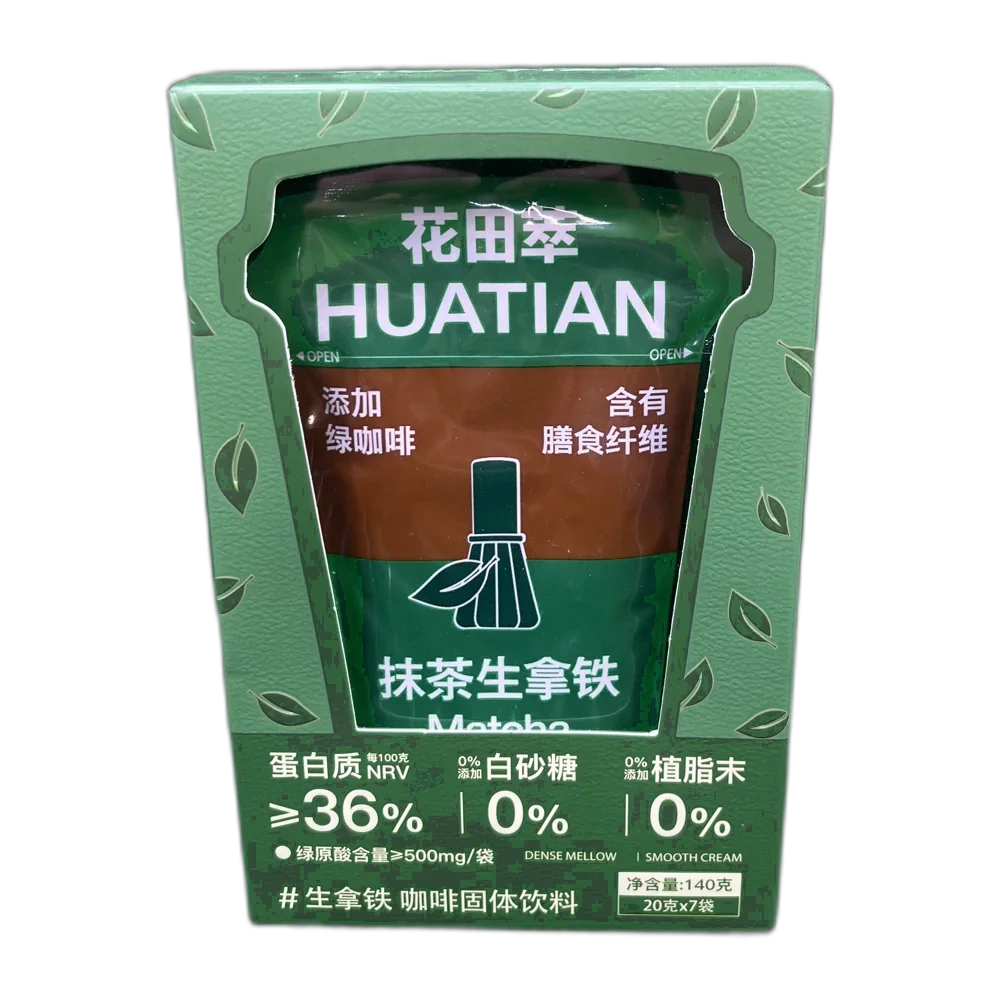 HUATIAN Koffie Latte Matcha Smaak 140G