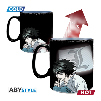 DEATH NOTE Mok Heat Change Kira&L*-ZIE 460ml