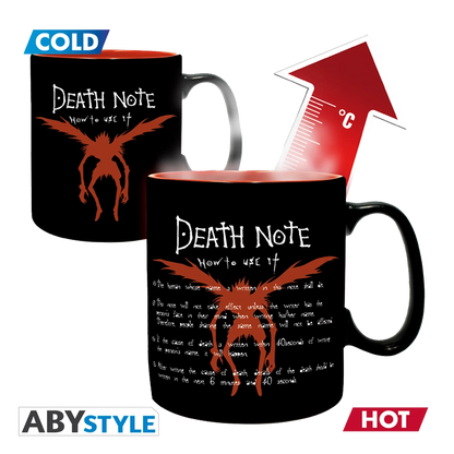 DEATH NOTE Mok Warmteverandering Kira&Ryuk 460ml