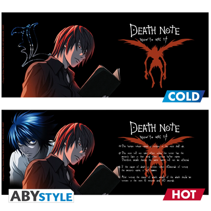 DEATH NOTE Mok Warmteverandering Kira&Ryuk 460ml