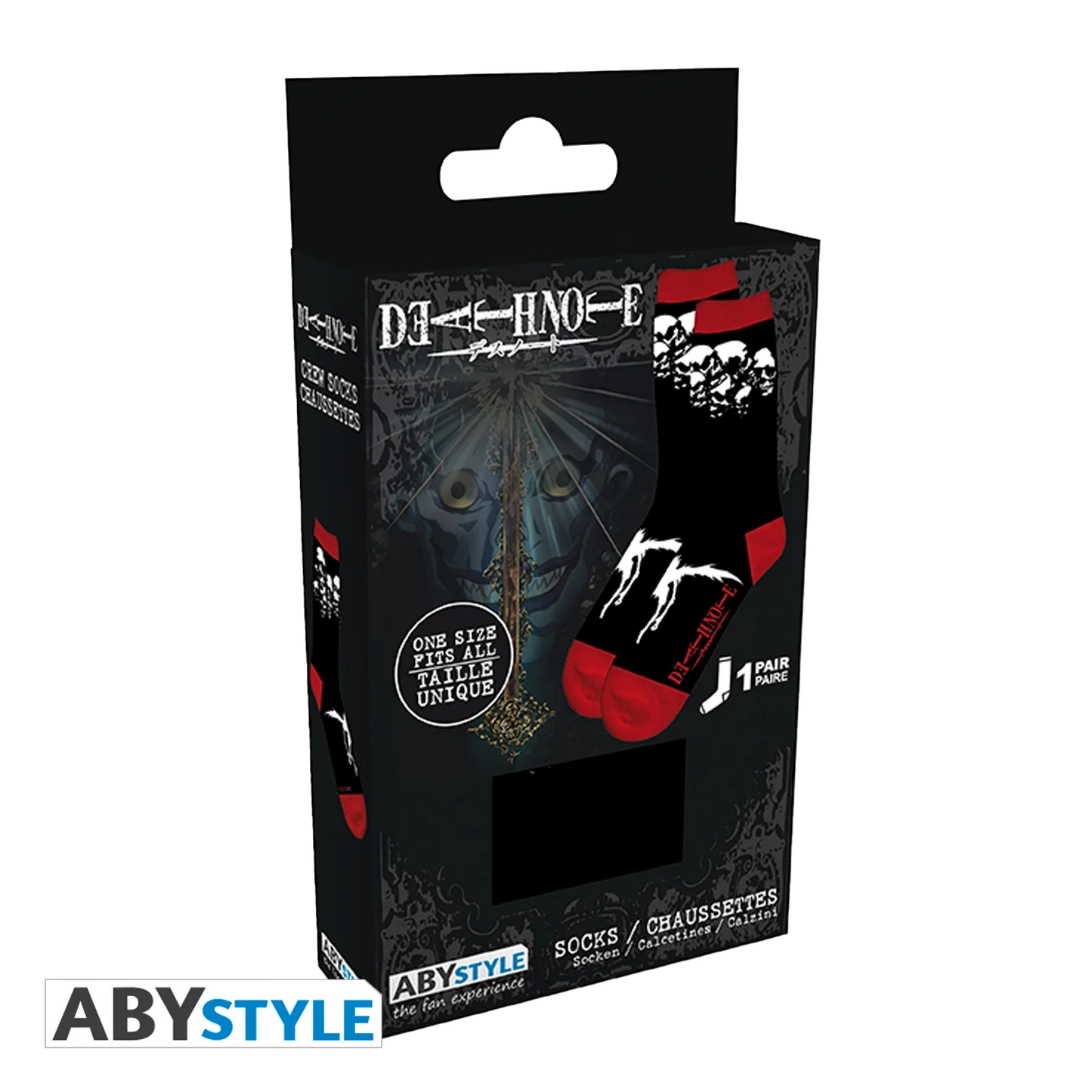 DEATH NOTE Sokken Zwart Ryuk