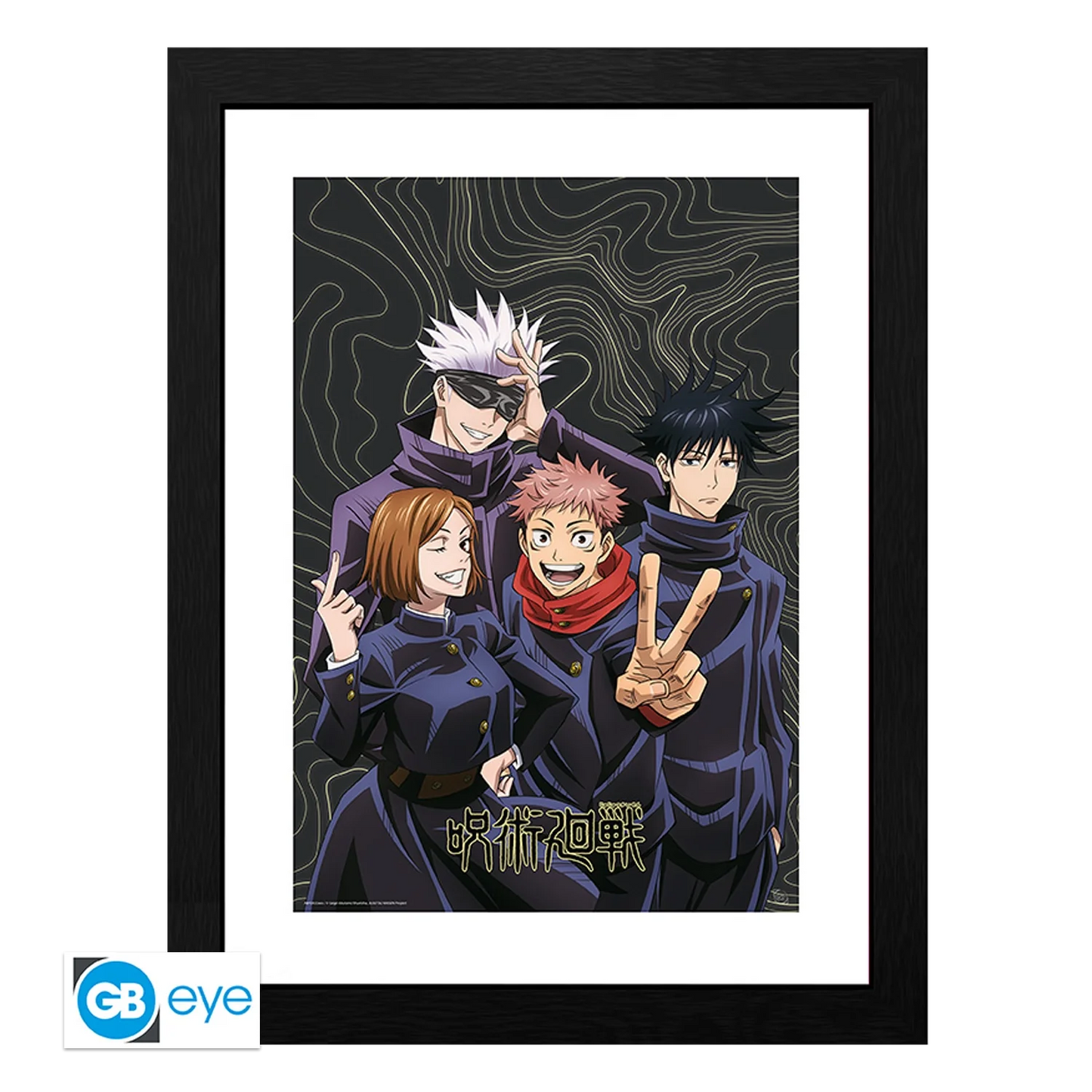 JUJUTSU KAISEN ingelijste teamfoto