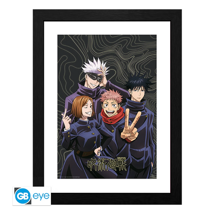 JUJUTSU KAISEN ingelijste teamfoto