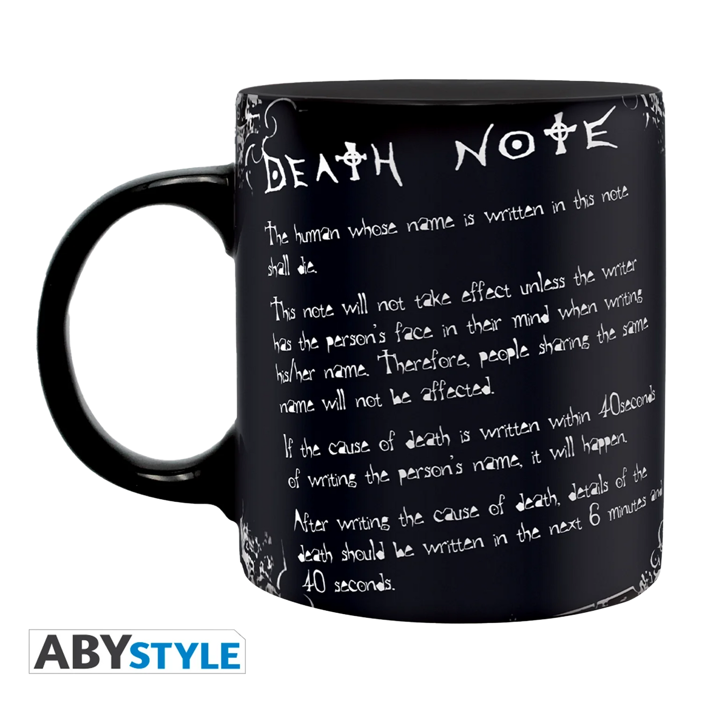 DEATH NOTE Mok 320ML L & Regels