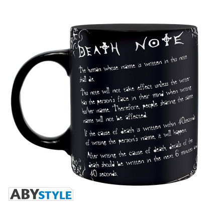 DEATH NOTE Mok 320ML L & Regels