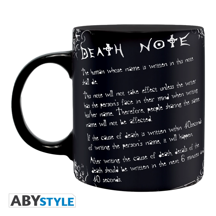 DEATH NOTE Mok 320ML L & Regels