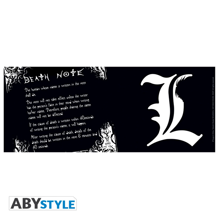 DEATH NOTE Mok 320ML L & Regels