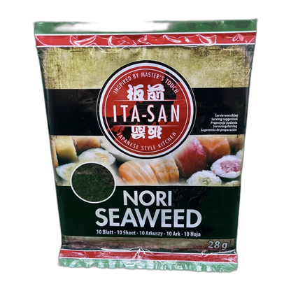 ITA-SAN Zeewier Geroosterde Nori heel vel 28g