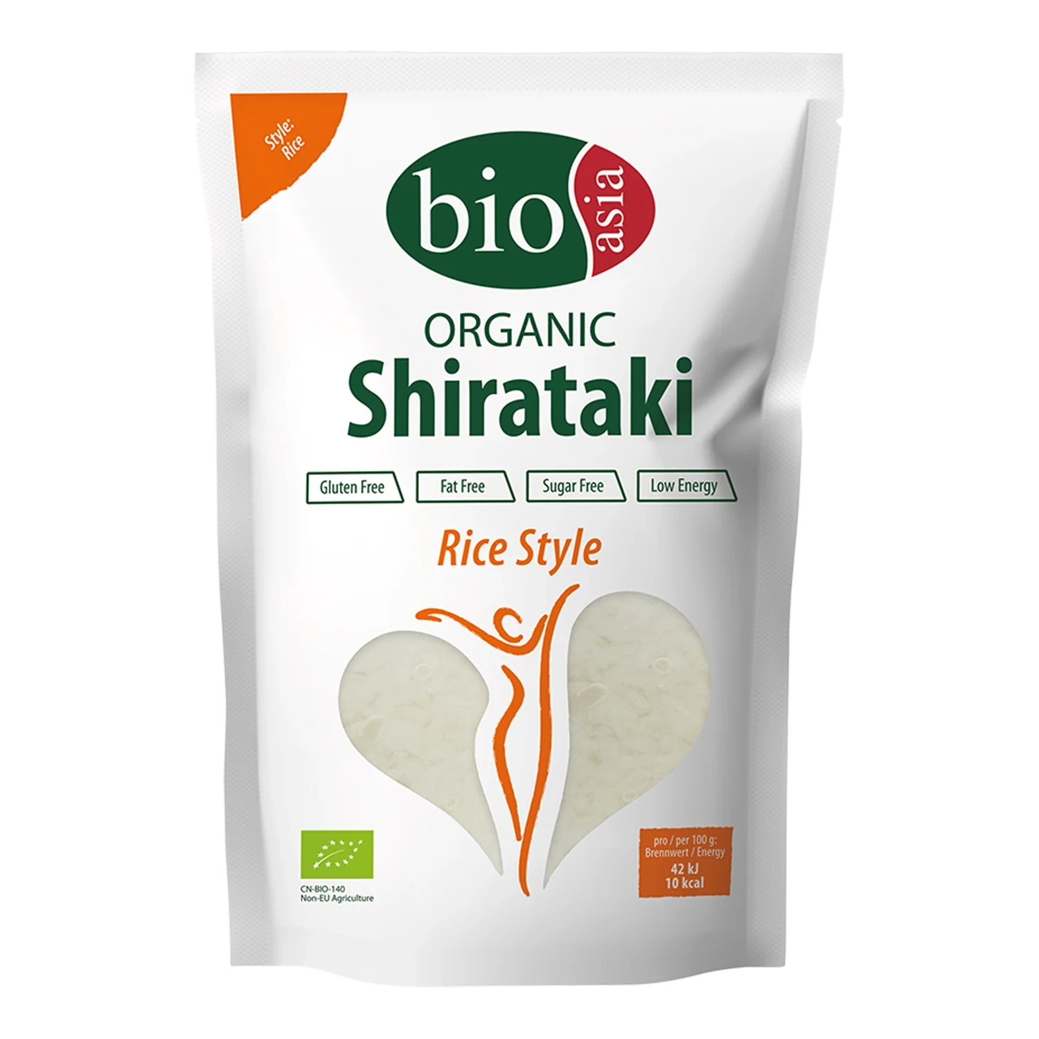 BIOASIA Organic Shirataki Rice Style 270G