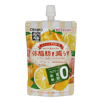 ORIHIRO Purunto Plus 130 G Konjac Jelly Grapefruit