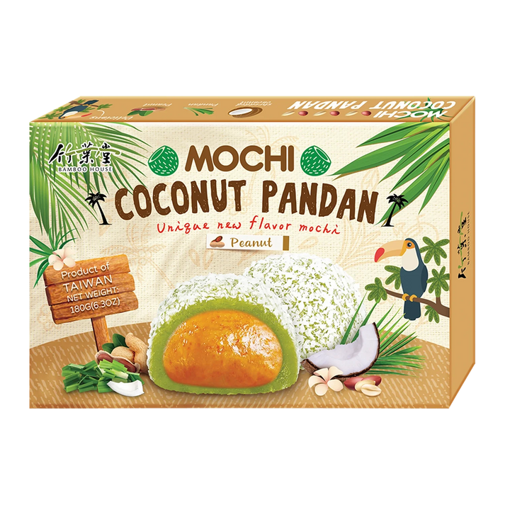 BAMBOEHUIS Kokosnoot Pandan Pinda Mochi 180G