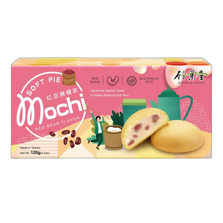 BAMBOEHUIS Mochi Soft Pie Rode Bonensmaak 126G