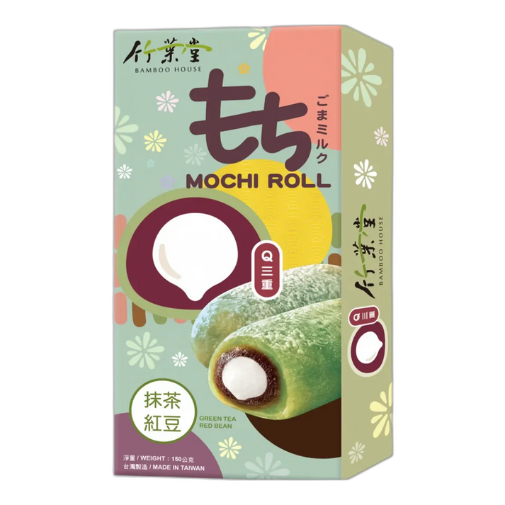 BAMBOEHUIS Mochi Rol Matcha Rode Bonen 150G