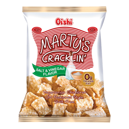 OISHI MARTY'S Cracklin Zout & Azijn Chicharron 90G