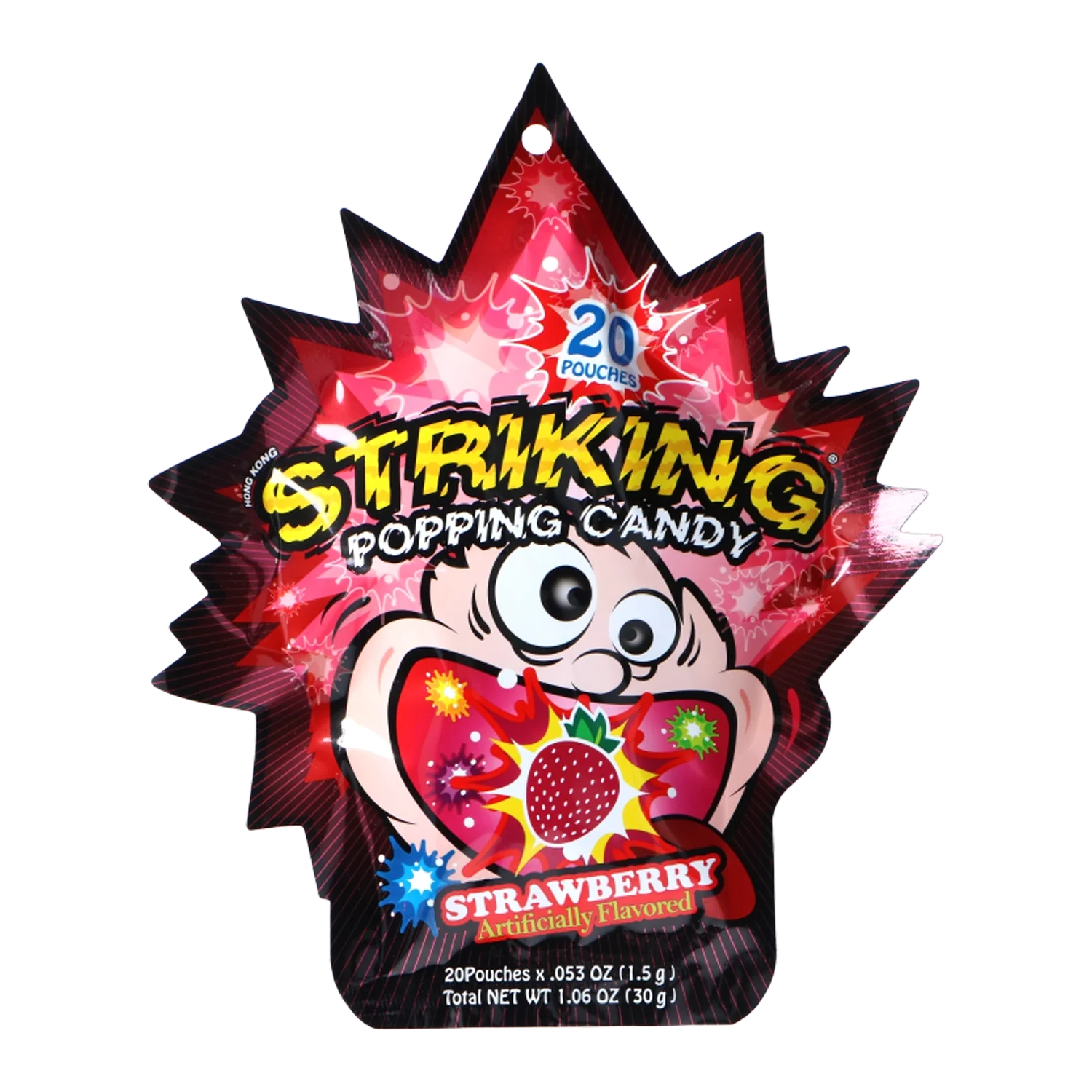 STRIKING Popping Candy Strawberry 30G