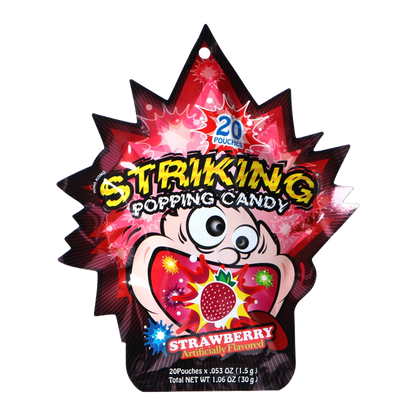 OPVALLEND Popping Candy Aardbei 30G