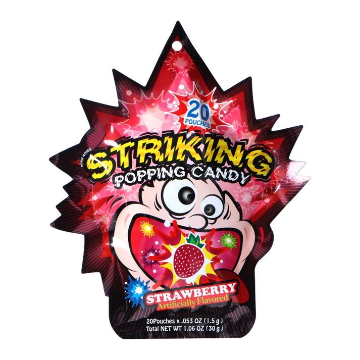 OPVALLEND Popping Candy Aardbei 30G