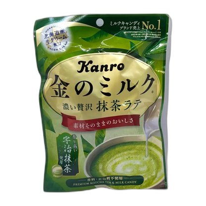 KANRO Golden Milk Candy Matcha Latte 61G