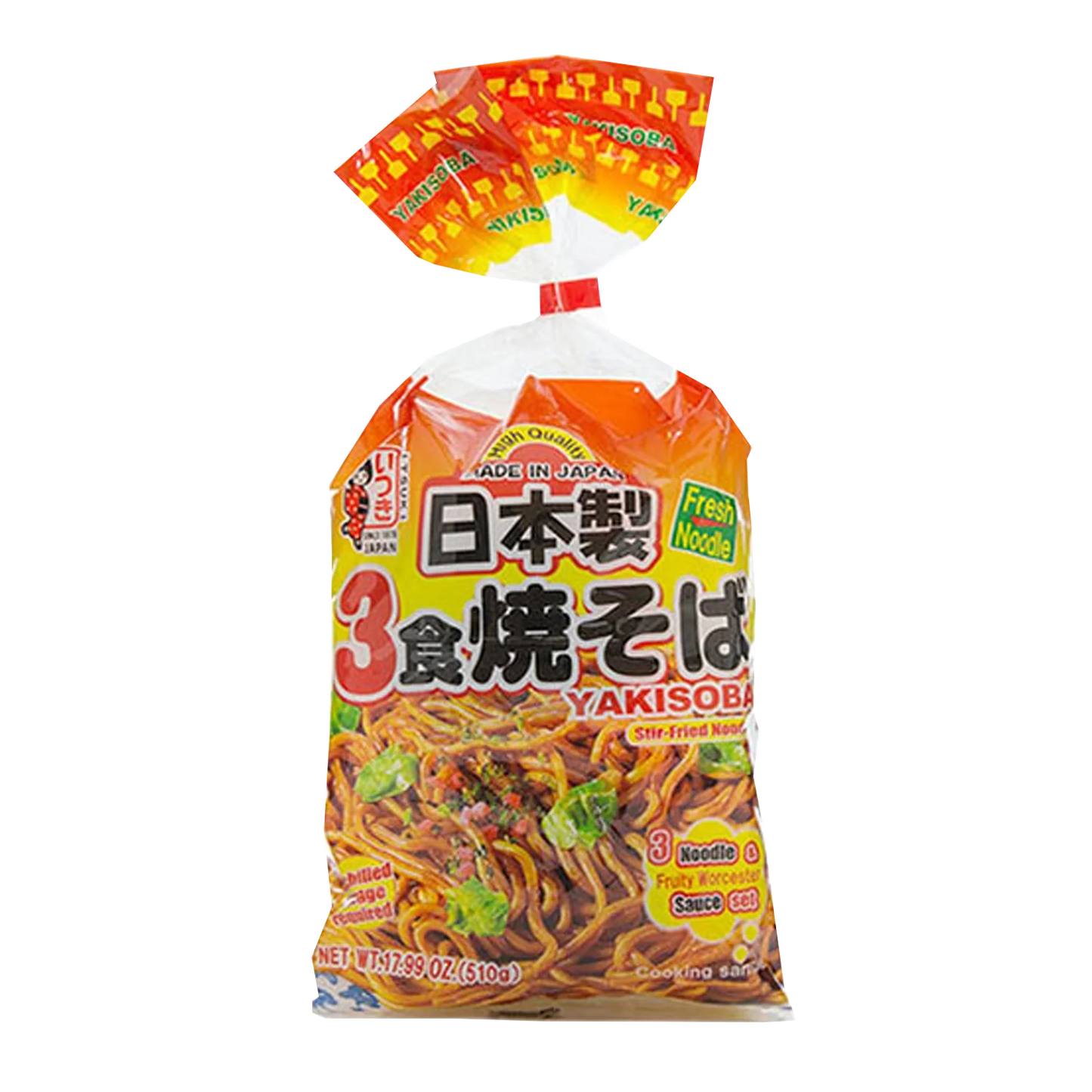ITSUKI Yaki Soba-noedels met saus 510G