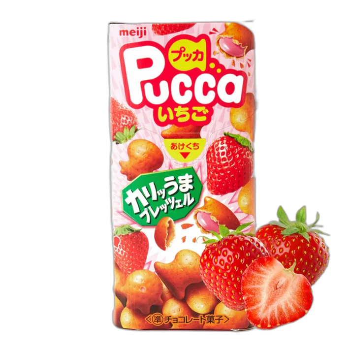 MEIJI Pucca Aardbei 39G