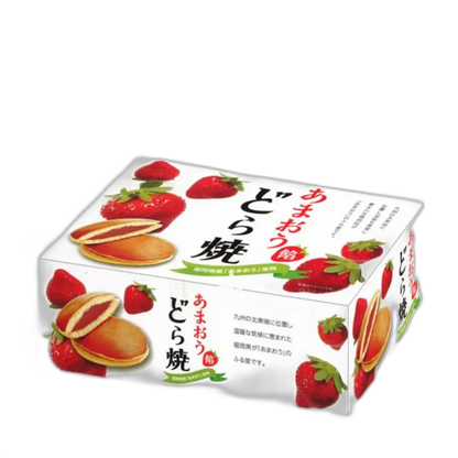 Dorayaki Strawberry & Bean 216G – Japans snoepje met Amaou-aardbeien
