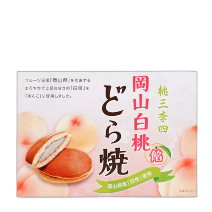 ICHIEIFOODS Dorayaki Witte Perzik 216G