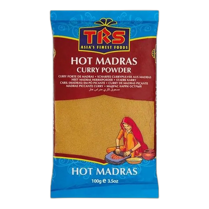 TRS Madras Curry Hot Pulver 100G – Würzig & Aromatisch