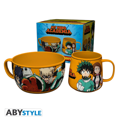 MY HERO ACADEMIA Ontbijtset Mok+kom