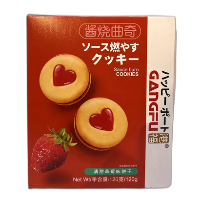 GANGFU Koekje Aardbei 120G