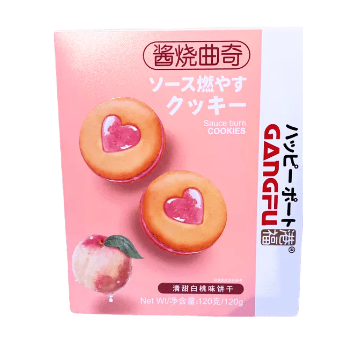 GANGFU Koekje Witte Perzik 120G