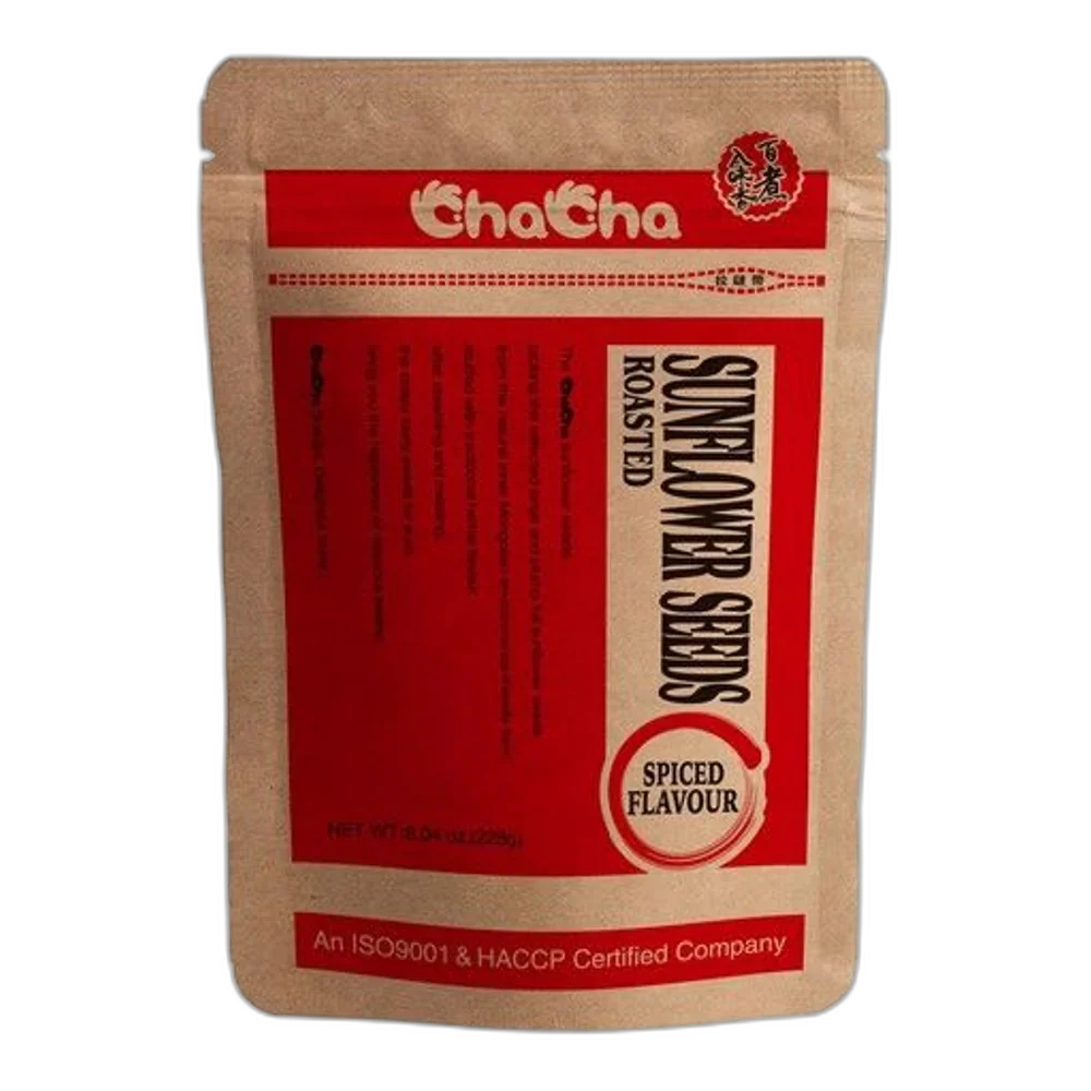 CHACHA Zonnebloempitten Geroosterd Pittig 228G