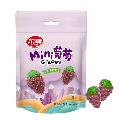 LE CHAO Soft Candy Grape 72G – Fruitige gummy snoepjes uit China