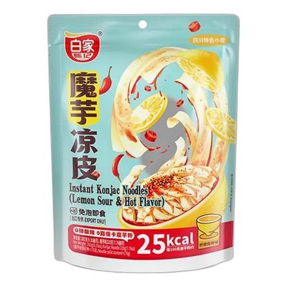 BAIJIA Konjac Instant Noedels Citroen – Veganistisch en Koolhydraatarm 265g