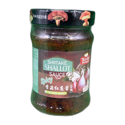 BAISHANZU Shiitake Pittige Sjalottensaus 210G