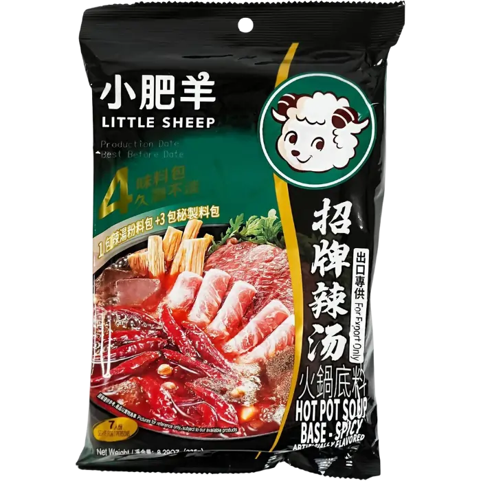 KLEINE SCHAPEN Hot Pot Soepbasis Pittig Heet 235G