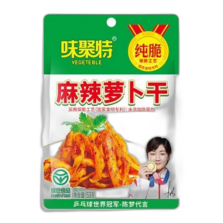 WEIJUTE Pittige gedroogde raap – 53g snack uit China